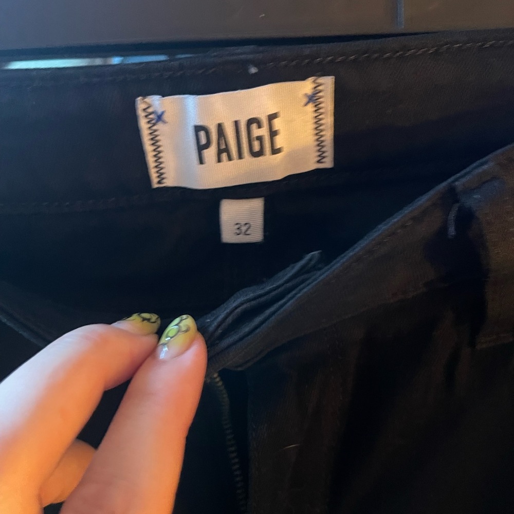 Paige skinny black jeans